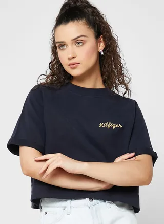 Crew Neck Logo T-Shirt