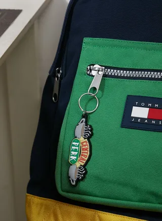 Central Perk Sketch Rubber Keyring