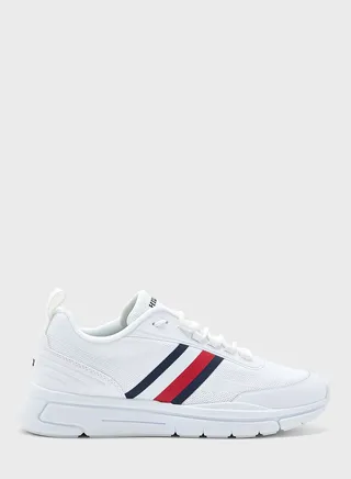 Striped Low Top Sneakers