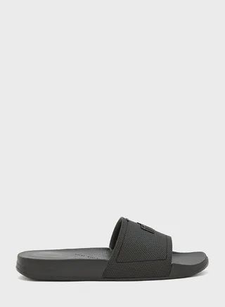 Iqushion Logo Strap Slide Sandals