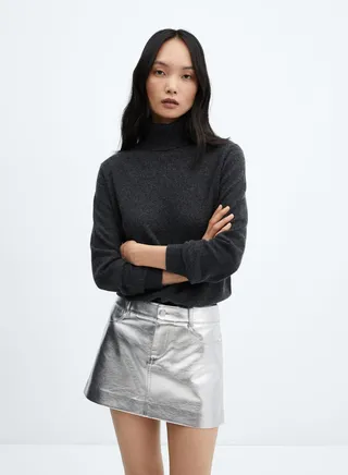 High Waist Mini Skirt