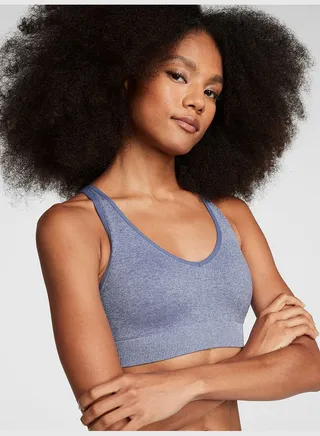 Pink Active Seamless Air Medium-Impact Sports Bra