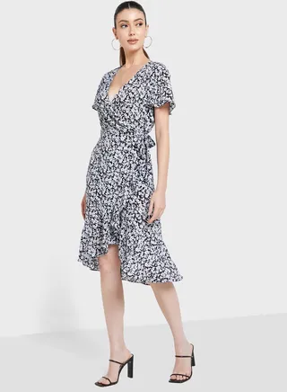 Donetta Floral Print Dress