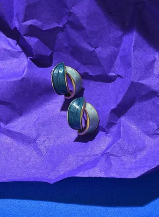 Gold Plated Designer Stud Earrings