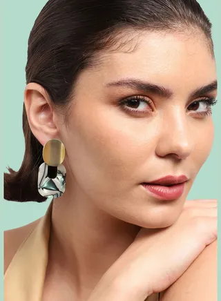 Gold Plated Party Designer Drop Earring For Women