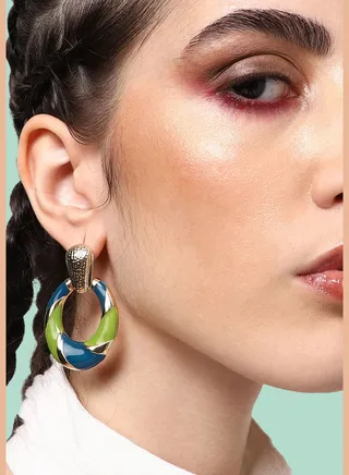 Gold Plated Party Designer Drop Earring For Women