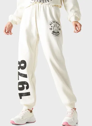 Printed Drawstring Sweatpants