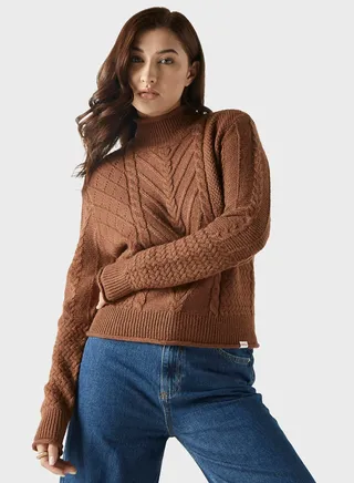 High Neck Sweater