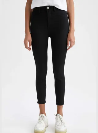 High Waisted Ankle Trousers