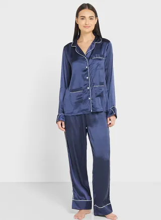 Satin Pyjama Pant Set