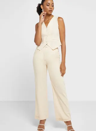 Sleeveless Vest & Pant Set