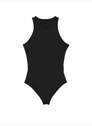 Base Stretch High-Neck Bodysuit