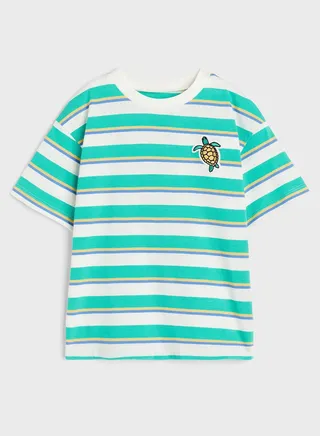 Kids Stripe Oversized T-Shirt