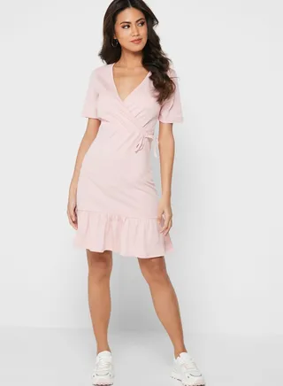 Wrap Tie Dress