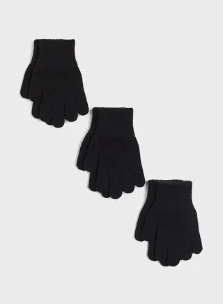 Kids 3 Pack Assorted Gloves