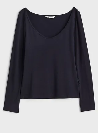 Boat Neck Top