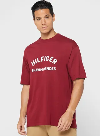 Casual Printed Crew Neck T-Shirt