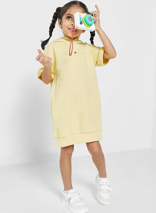 Kids Essential Hooded Dress
