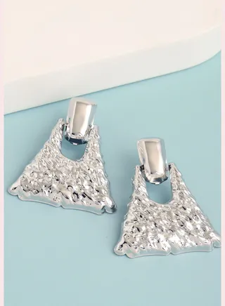 Silver Plated Party Designer Drop Earring For Women