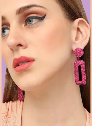 Gold Plated Party Designer Drop Earring For Women