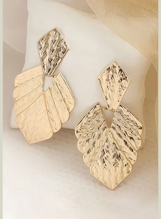 Gold Plated Party Designer Drop Earring For Women