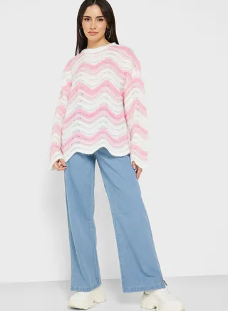 Wide Leg Mom Jeans
