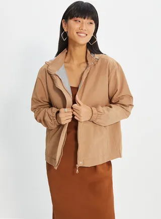 Hooded Zip Through Jacket