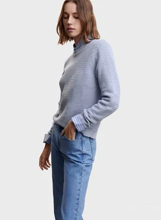 Round Neck Knitted Sweater