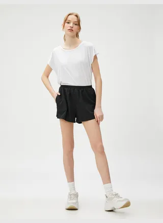 Minimal Printed Short Sleeve Sport T-Shirt