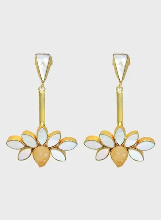Lydia Embellished Drop Earrings
