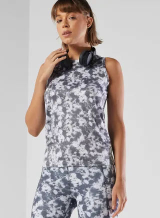 Tye Dye Printed Sports Vest