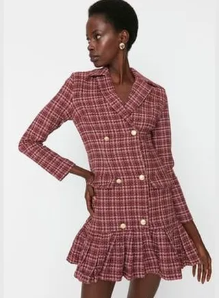 Button Detailed Dress