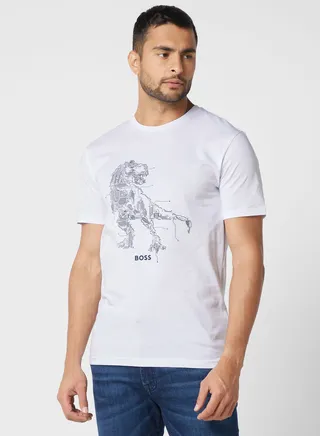Graphic Crew Neck T-Shirt
