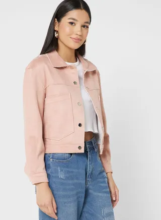 Suede Look Jacket