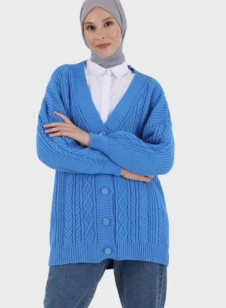 Cable Knitted Cardigan