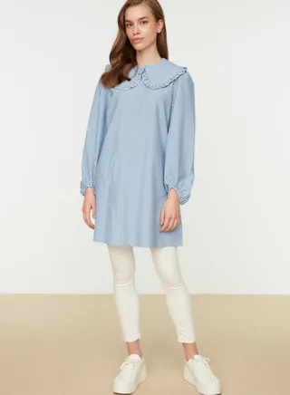 Striped Overlay Tunic