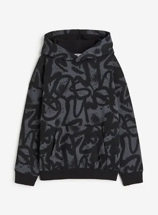 Kids Graphic Print Hoodie