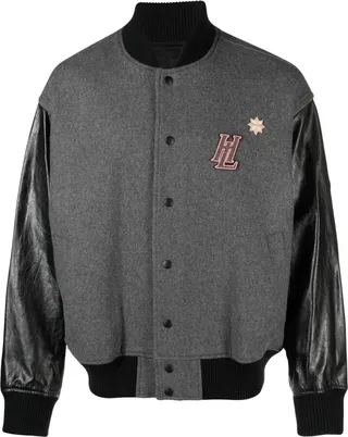Logo Varsity Bomber Jacket