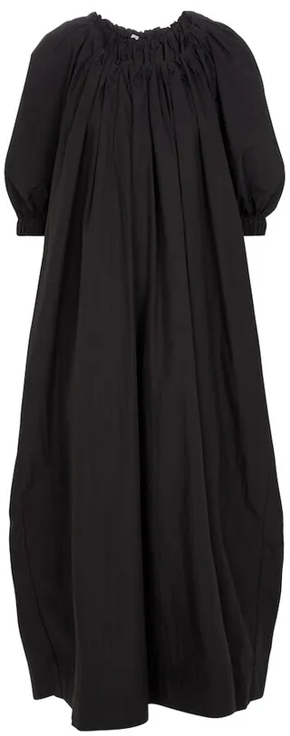 Cotton-blend maxi dress