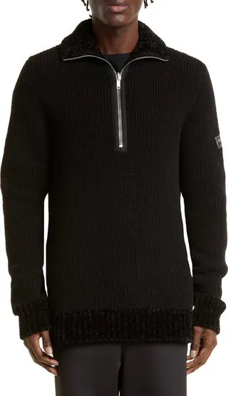 Double Layer Fisherman Sweater
