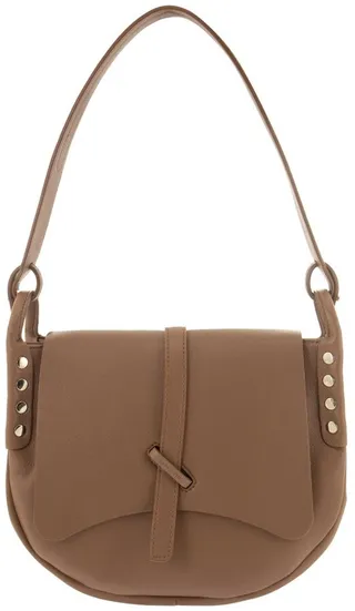 Zanellato Studded Detailed Foldover Top Shoulder Bag