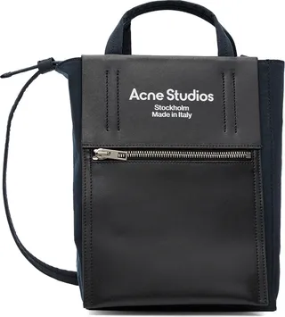 Acne Studios Navy Papery Tote