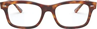 Ray-Ban RX5383F Mr BuRBank Low Bridge Fit Rectangular Prescription Eyeglass Frames