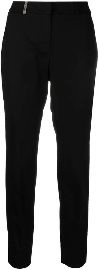 High-Rise Skinny Cropped Trousers