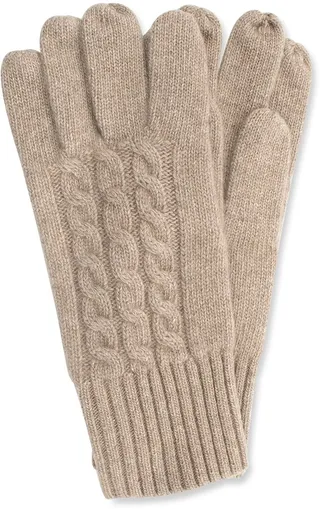 Men's Cable-Knit Cashmere Gloves