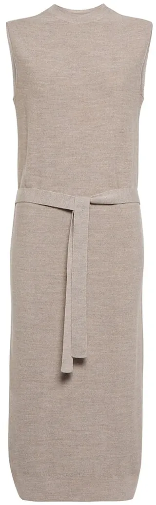 Wool-blend minidress