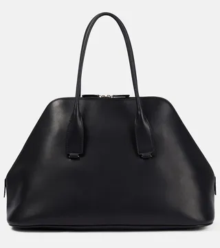 Devon leather tote bag