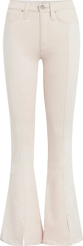 Barbara Colorblocked Boot-Cut Jeans
