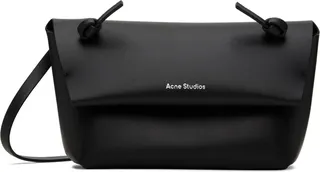 Acne Studios Black Mini Knotted Bag