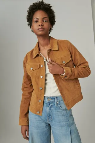 Suede Trucker Jacket